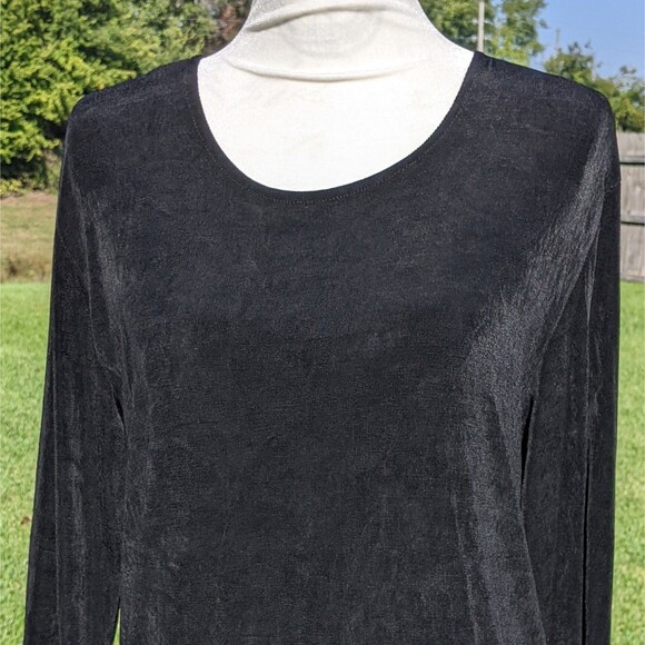 Slinky Knit Black Pant Set Travel Small - Picture 3 of 8